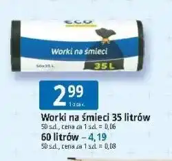 E.Leclerc Worki na śmieci 35 l Eco+ oferta