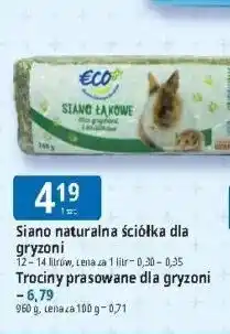 E.Leclerc Siano naturalna ściółka dla gryzoni Eco+ oferta