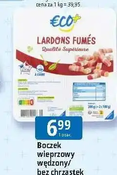 E.Leclerc Boczek wieprzowy wędzony bez chrząstek 2-pak Eco+ oferta