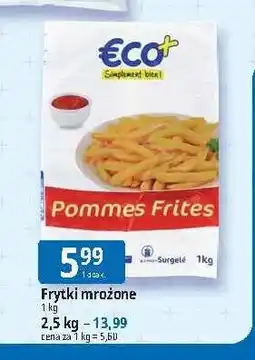 E.Leclerc Frytki mrożone Eco+ oferta