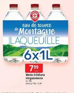 E.Leclerc Woda źródlana niegazowana Laqueuille 6-pak oferta