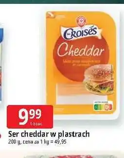 E.Leclerc Ser cheddar w plastrach Croisés oferta