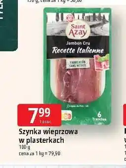 E.Leclerc Szynka wieprzowa w plasterkach Saint Azay oferta