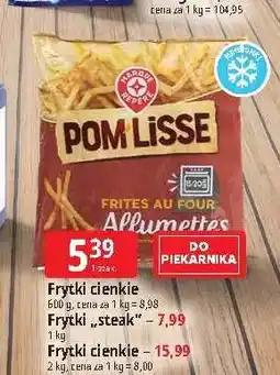 E.Leclerc Frytki cienkie Pom Lisse oferta