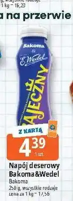E.Leclerc Napój deserowy Bakoma & Wedel oferta