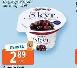 E.Leclerc Skyr jogurt typu islandzkiego pomarańcza z kawałkami czekolady Piątnica oferta