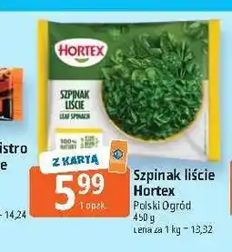 E.Leclerc Szpinak liście Hortex oferta
