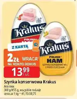 E.Leclerc Szynka konserwowa Krakus oferta