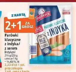 E.Leclerc Parówki klasyczne z indyka Indykpol oferta