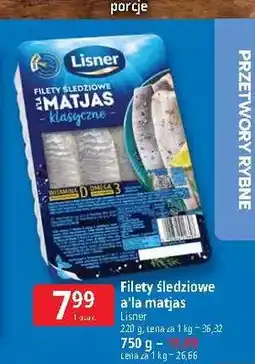 E.Leclerc Filety śledziowe a'la matjas Lisner oferta