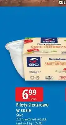 E.Leclerc Filety śledziowe w sosie Seko oferta