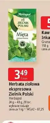 E.Leclerc Herbata ziołowa ekspresowa Zielnik Polski oferta