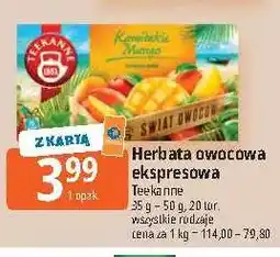 E.Leclerc Herbata owocowa ekspresowa Teekanne oferta