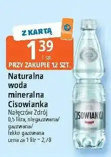 E.Leclerc Woda mineralna niegazowana Naturalna woda Cisowianka oferta
