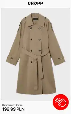 Cropp Dwurzędowy trencz Cropp oferta