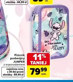 Carrefour Piórnik podwójny CoolPack Jumper z wyposażeniem oferta