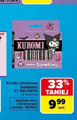 Carrefour Kredki ołówkowe Bambino St. Majewski 12 kolorów oferta