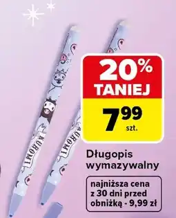 Carrefour Długopis wymazywalny CoolPack oferta