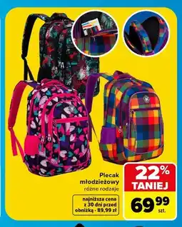 Carrefour Plecak młodzieżowy oferta