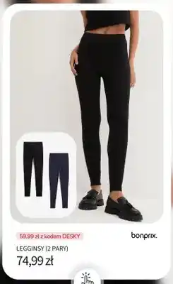 BonPrix Legginsy bonprix. 2-pak oferta