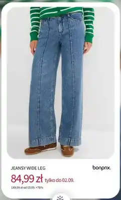 BonPrix Jeansy wide leg Bonprix oferta