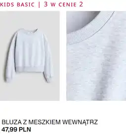H&M Bluza z meszkiem wewnątrz H&M Kids Basic oferta