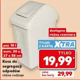Kaufland Kosz do segregacji odpadów oferta
