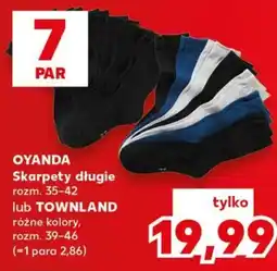 Kaufland OYANDA Skarpety długie lub TOWNLAND oferta
