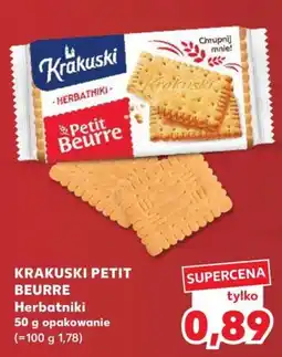 Kaufland Krakuski Petit Beurre Herbatniki oferta