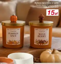 KiK Świeca zapachowa w szkle Pumpkin Spice 8x9 cm oferta