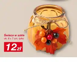 KiK Świeca w szkle 8x7 cm oferta
