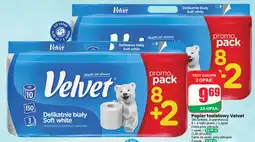 Dino Papier toaletowy Velvet Delikatnie biały 10-pak oferta