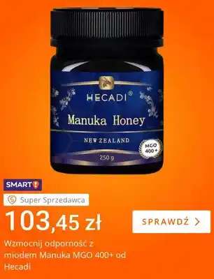 Miód Manuka MGO 400+ Hecadi