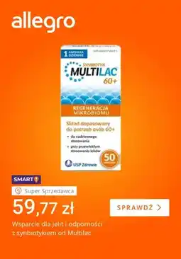 Allegro Synbiotyk Multilac 60+ oferta