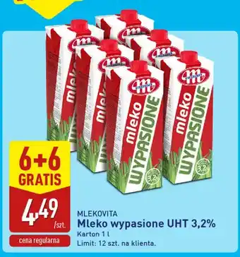 Mleko UHT wypasione Mlekovita 3,2%