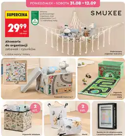 Biedronka SMUKEE Akcesoria do organizacji zabawek i rysunków oferta