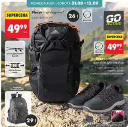 Biedronka Plecak trekkingowy Go Active oferta