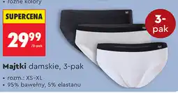 Biedronka Majtki damskie, 3-pak Everlast oferta