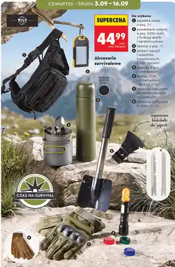 Biedronka Akcesoria survivalowe Wild Trek oferta
