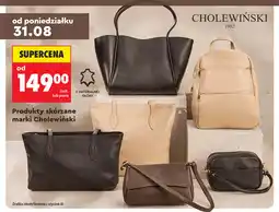 Biedronka Produkty skórzane marki Cholewiński oferta