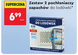 Biedronka Zestaw 2 pochłaniaczy zapachów do lodówki K&M oferta