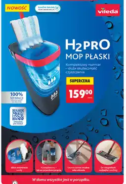 Biedronka Vileda H2PRO MOP PŁASKI oferta