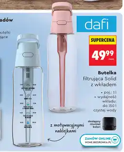 Biedronka Butelka filtrująca Solid z wkładem Dafi oferta