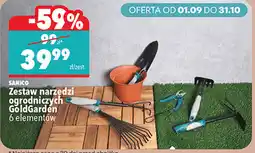 Biedronka Zestaw narzędzi ogrodniczych GoldGarden oferta