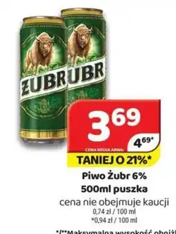 Delfin Piwo Żubr oferta