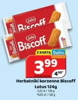 Delfin Herbatniki korzenne Biscoff oferta