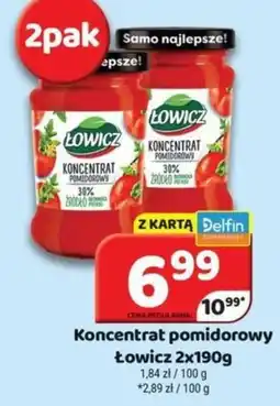 Delfin Koncentrat pomidorowy Łowicz oferta