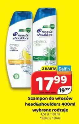 Delfin Szampon do włosów head&shoulders wybrane rodzaje oferta