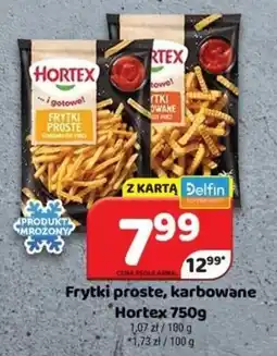 Delfin Frytki proste, karbowane Hortex oferta