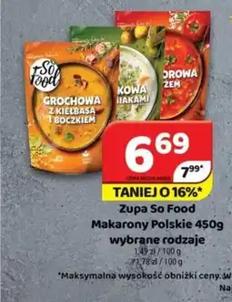 Delfin Zupa So Food Makarony Polskie oferta
